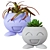 Cheerful Potted Houseplant 3D model small image 1