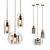 Hexagon Loft Pendant Lights 3D model small image 1