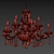 Classic Crystal Lux Chandelier BLANCA 3D model small image 2