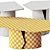 Luxury Living Group Cross Tables 3D model small image 6