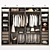 Handcrafted Metal Village Houses Display 3D model small image 4