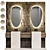Modern Bath Mirror with LED 3D model small image 6