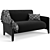 Luxurious Fendi Casa Sabrina Sofa 3D model small image 2