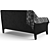 Luxurious Fendi Casa Sabrina Sofa 3D model small image 3