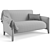 Luxurious Fendi Casa Sabrina Sofa 3D model small image 5