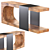 Modern Rustic Eldad Console Table 3D model small image 1