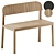 Muuto Wooden Workshop Bench 3D model small image 1