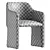 Bruna Model Chair 3Ds Max 3D model small image 4