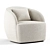 Seamless Textured 3D Model Armchair 3D model small image 1