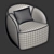 Seamless Textured 3D Model Armchair 3D model small image 6