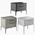 Ellipse Type Bedside Tables 3D model small image 1