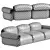 Modern Arina Sofa Set 3D model small image 3