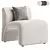 Stylish Olena Armchair Model 3Ds 3D model small image 1