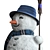 Frosty Terrain Snowman Model 3D model small image 2