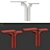 Wooddi Dragée Console Set 3D model small image 7
