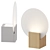 Modern Black Metal Wall Sconce 3D model small image 2