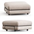 Contemporary GB Lounge Ottoman Furniture 3D model small image 1