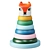 UPPSTÅ Stacking Rings, Multicolour Toy 3D model small image 1