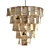 Custom Metal and Paper Chandelier 3D model small image 1