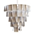 Custom Metal and Paper Chandelier 3D model small image 3