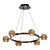 Elegant Ring Chandeliers & Fixtures 3D model small image 1