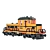 Lego Train Locomotive 80060 Model 3D model small image 3