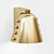  Petite Brass Gemma Sconce 3D model small image 1