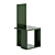 Sleek Quadrato Chair Design 3D model small image 4