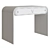 Luxury Vanity Stool by CreateWhite 3D model small image 3