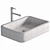 Modern White Vessel Sink-KB776 3D model small image 2