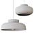 Maracana Ceramic Glass Pendant Light 3D model small image 4