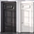 Detailed Entrance Door Model 3D model small image 2