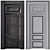 Detailed Entrance Door Model 3D model small image 4