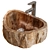 Handcrafted Petrified Wood Stone Sink 3D model small image 1