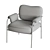 Modern Chic Replica Bollo Armchair 3D model small image 4