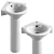DIWO Pskov Corner Sink 3D model small image 1