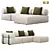 Elegant Domkapa Shinto Sofa Set 3D model small image 3