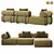 Elegant Domkapa Shinto Sofa Set 3D model small image 6