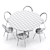 Musico Dining Set by Lee Broom 3D model small image 6