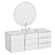 Vitality 48" Bathroom Vanity Set 3D model small image 7