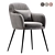 Ginoir Square Modern Armchair 3D model small image 1