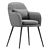 Ginoir Square Modern Armchair 3D model small image 6