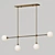 Modern Linear LED Pendant Light 3D model small image 2