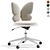 Ergonomic Pixie Office Chair 3D model small image 3