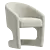 Sleek Ronaldo Dining Chair 3D model small image 4