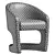 Sleek Ronaldo Dining Chair 3D model small image 5