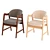 Monterey Chair in Beige Velvet 3D model small image 4