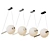 Airy Opal Glass Linear LED Suspension 3D model small image 4