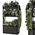 Metal Stand Indoor Hanging Plants 3D model small image 2