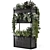 Metal Stand Indoor Hanging Plants 3D model small image 3